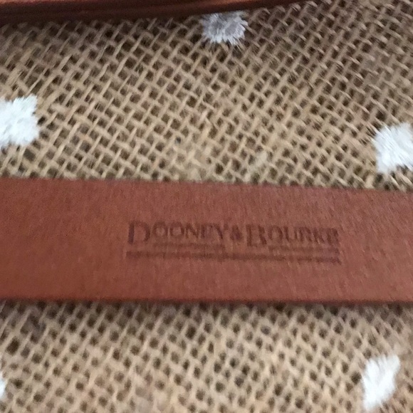 Dooney and Bourke vintage tan 1” wide leather belt made in Italy - Picture 2 of 8